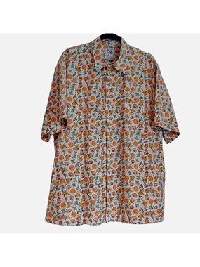 Reyn Spooner Disney Orange Bird 50th Anniversary Aloha Shirt WDW Camp Shirt XL